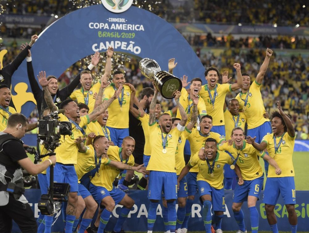 O Brasil &eacute; o atual campe&atilde;o da Copa Am&eacute;rica: em 2019, em casa, venceu o Peru no Maracan&atilde; &mdash; Foto: Andr&eacute; Dur&atilde;o / GloboEsporte.com
