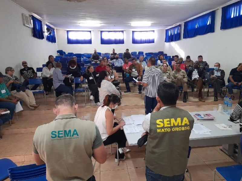 Eleição do Conselho Consultivo do Parque Estadual Serra Ricardo Franco - Foto por: Sema-MT