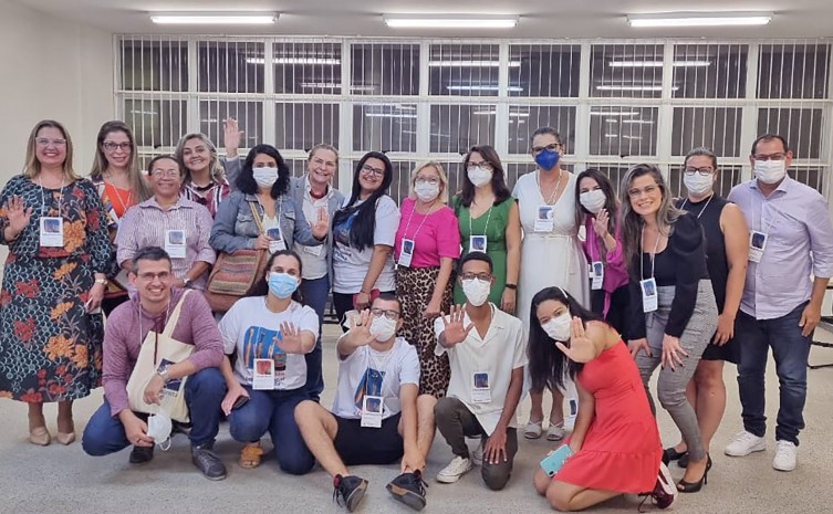 A equipe da Escola Tocantinense do SUS representou o Tocantins no Congresso - Foto: SES/Governo do Tocantins