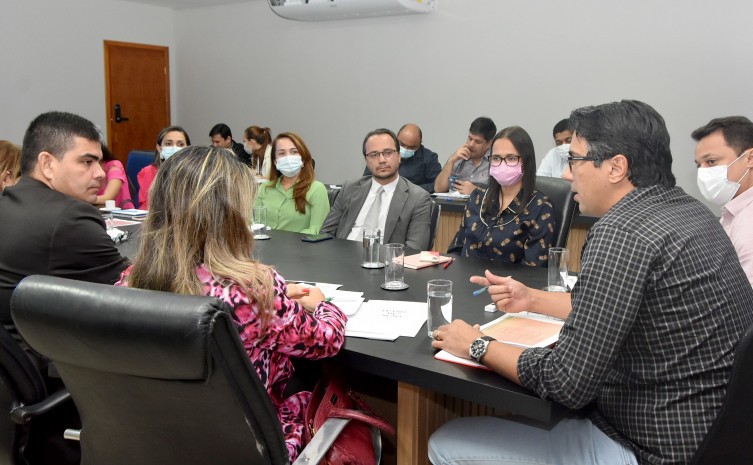 Audiência ocorreu na sede da Secretaria de Estado da Saúde - Foto: Aldenes Lima/Governo do Tocantins