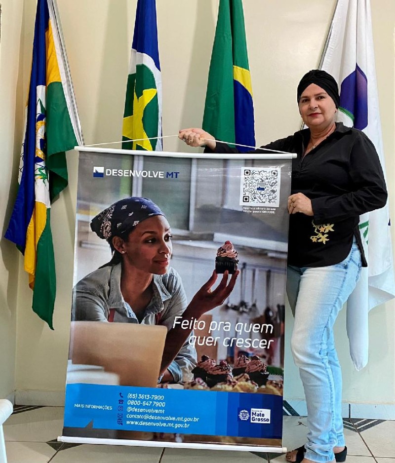 Alva Pinnow, agente de crédito do município de Vila Rica. - Foto por: Divulgação