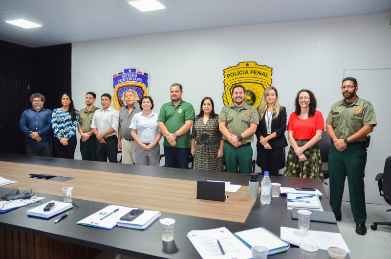 - Autoridades do Ministério da Justiça do Paraguai conheceram as ações do sistema penitenciário maranhense (Foto: Clayton Monteles)