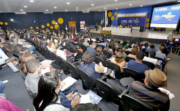 Abertura da 4ª Conferência Nacional de Educação (Conae), etapa estadual, ocorreu na noite dessa segunda-feira, 27, e contou com a presença do Governo do Tocantins - Foto: Esequias Araujo/Governo do Tocantins