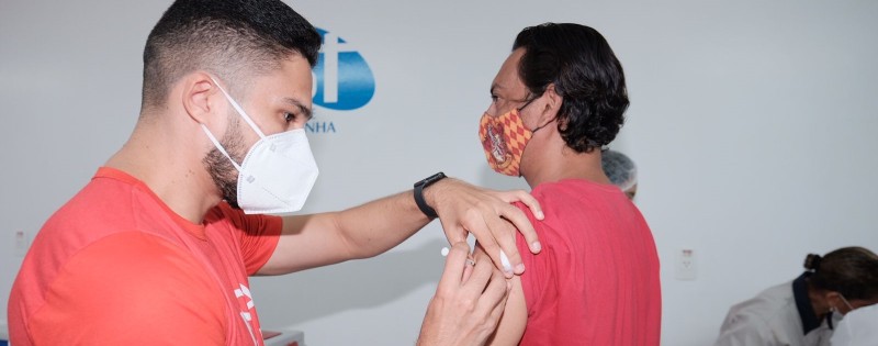 - O Arraial da Vacinação visa ampliar a cobertura vacinal contra a Covid-19. (Foto: Divulgação)