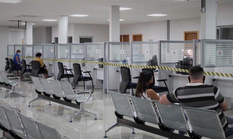 Atendimento ao público na sede do Detran-MT, em Cuiabá - Foto por: Assessoria/Detran-MT