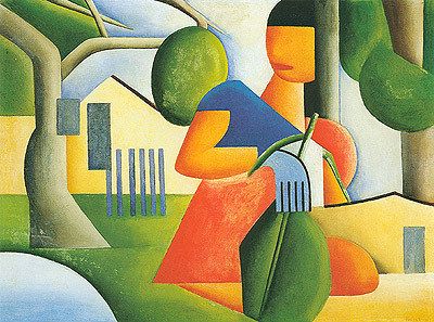Obra de Tarsila do Amaral que foi leiloada - (Foto: Reprodução )