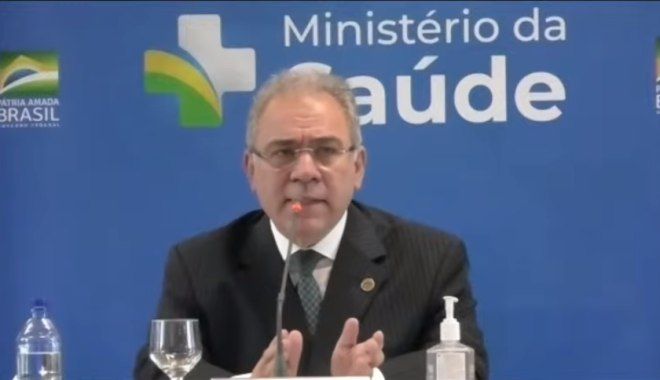 Queiroga participou de entrevista na OMS - (Foto: Reprodução OMS - 30.4.2021)