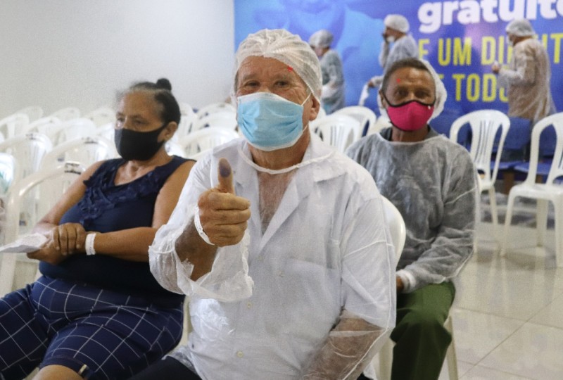 - O aposentado Raimundo Silva, de 81 anos. (Foto: Adeta Holanda)