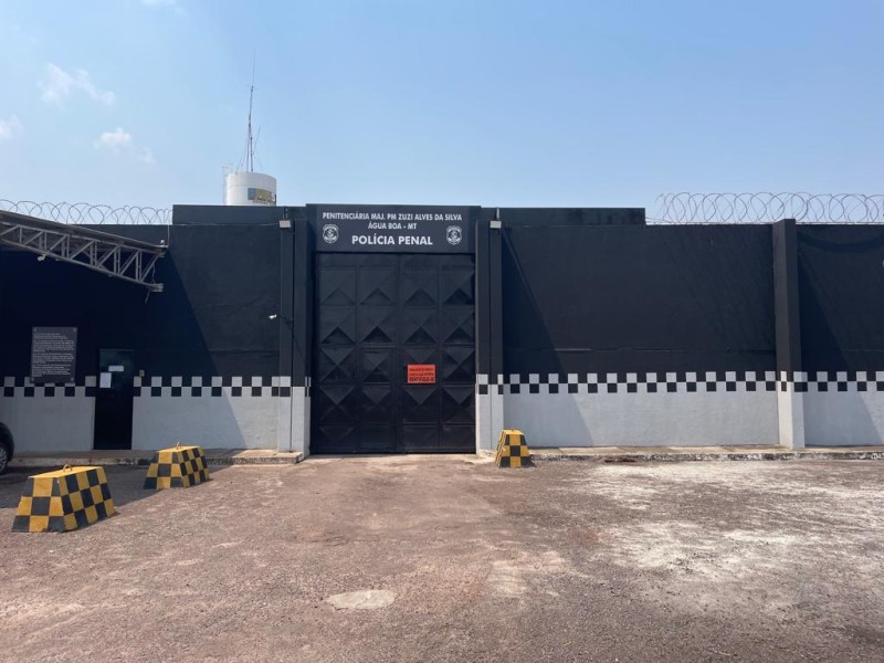 Na Penitenciária de Água Boa a reforma foi custeada pelo Conselho da Comunidade - Foto por: Sistema Penitenciário