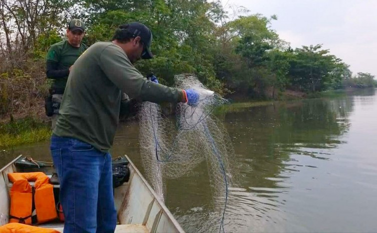 Duas equipes de fiscalização percorreram vários cursos d'água no extremo norte do Tocantins - Foto: Naturatins/Governo do Tocantins