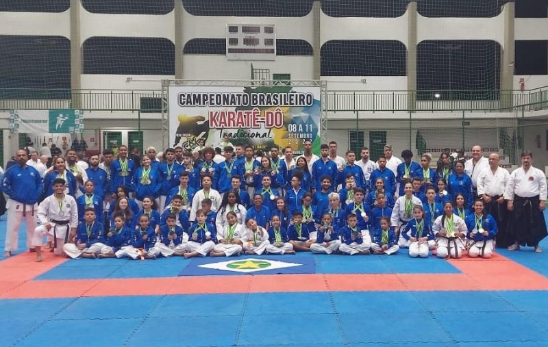 Seleção mato-grossense de Karatê-Do Tradicional - Foto por: Divulgação