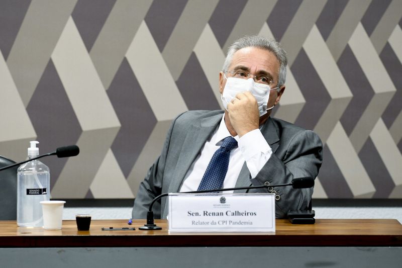 Renan Calheiros terá cargo mais importante na comissão que vai investigar governo e estados - (Foto: Marcos Oliveira/Agência Senado - 29.04.2021)