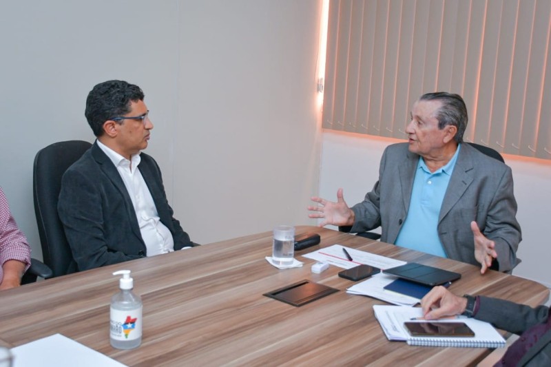- Reunião na sede da Sedepe sobre linhas de crédito para projetos de desenvolvimento (Foto: Divulgação)