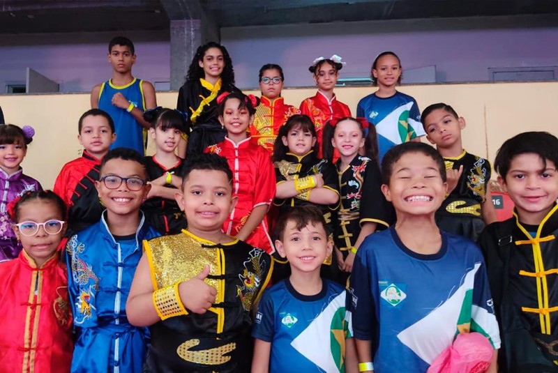 O 32º Campeonato Brasileiro de Kungfu Wushu foi realizado em Goiânia no período de 12 a 16 de outubro, e a equipe mato-grossense trouxe 49 medalhas de ouro, 32 pratas e 23 de bronze - Foto por: Divulgação
