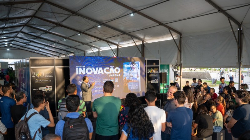 - Presidente da Fapema, André Santos, no lançamento da nova edição da Revista Inovação (Foto: Divulgação)