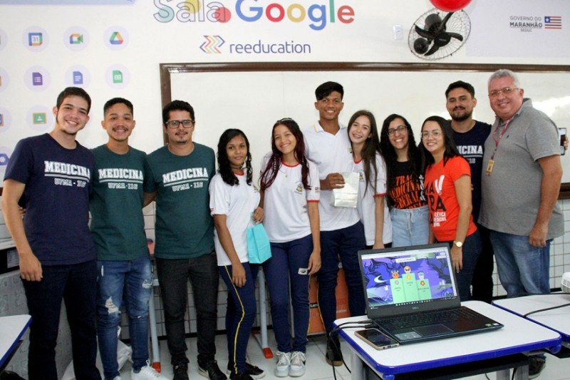 - A comunidade escolar avaliou positivamente o encontro com estudantes do Ensino Superior. (Foto: Antônio Martins)