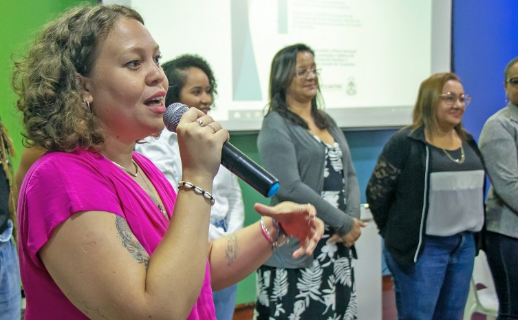 Bárbara Xavier da Setas apresentou o processo metodológico da elaboração do plano - Foto: Carlessandro Souza/Governo do tocantins