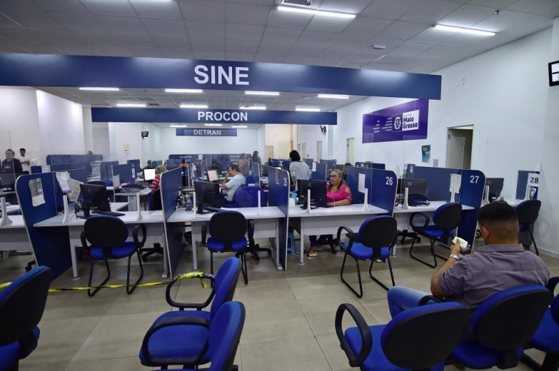 Os interessados devem procurar a unidade do SINE mais próxima de sua residência, com os documentos pessoais. - Foto por: SETASC-MT