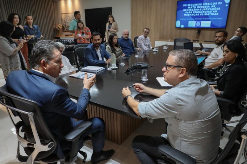 O projeto de monitoramento do potencial hídrico de Mato Grosso desenvolvido pela Seciteci, será apresentado pelo governador Mauro Mendes durante a COP 27, no Egito. - Foto por: MAYKE TOSCANO - SECOM/MT
