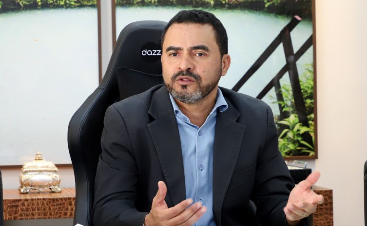 O Governador do Estado, Wanderlei Barbosa, ressalta que a Augustinópolis é referência em saúde para a região do Bico do Papagaio - Foto: Washington Luiz/Governo do Tocantins