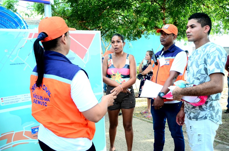 - CBMMA promove simulado de salvamento (Foto: Nael Reis)