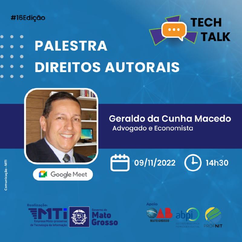 Card - 16° EDIÇÃO TECH TALK MTI - Foto por: Uathane Aguiar