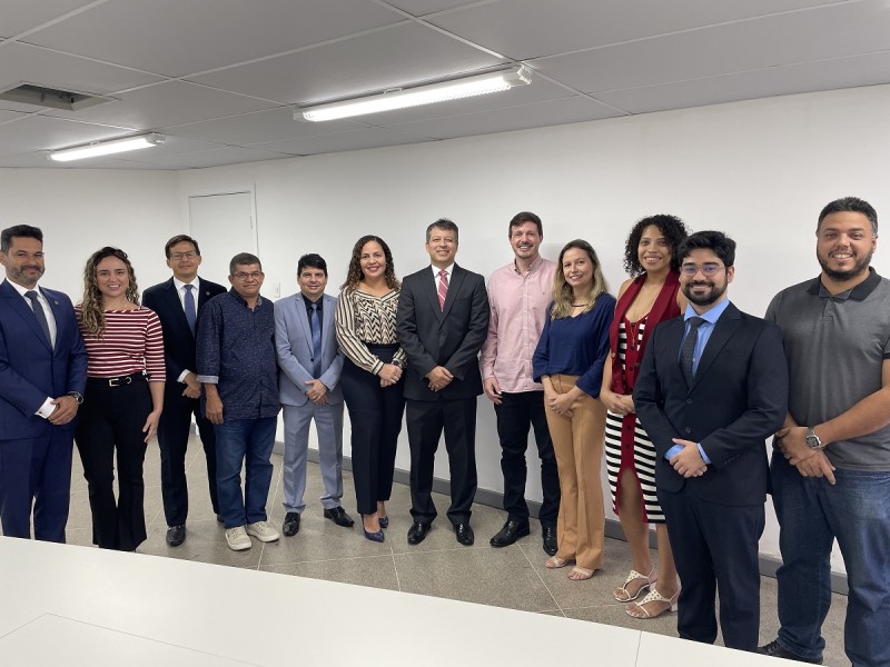 - Secretário Raul Mochel e equipe da Corregedoria Geral do Estado. (Foto: George Raposo)