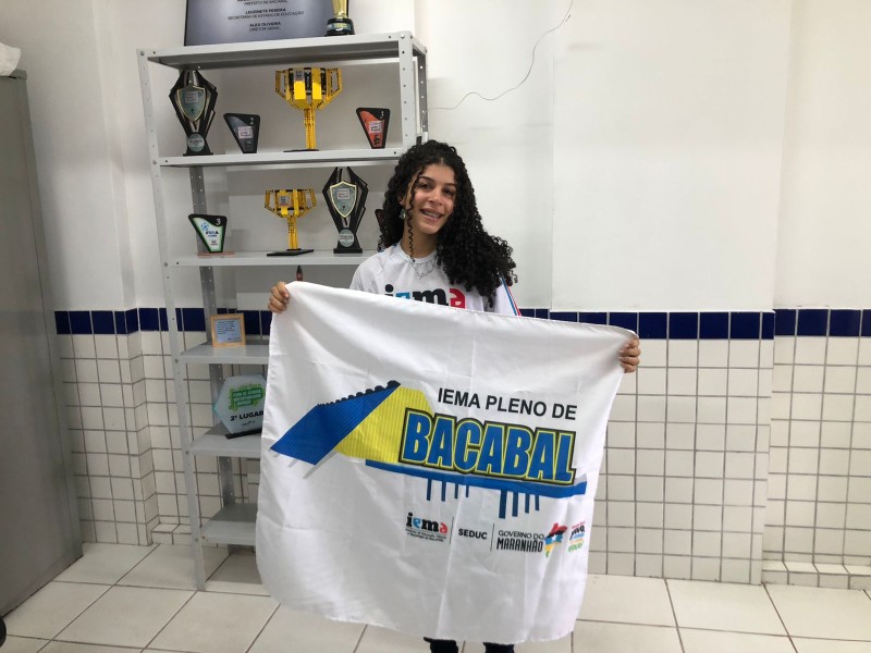 - A estudante do IEMA Pleno Bacabal, Maylane Sousa. (Foto: Divulgação)
