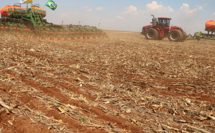 Em média estimasse que 40% área de soja já esteja semeada no Tocantins - Foto: Seagro/Governo do Tocantins