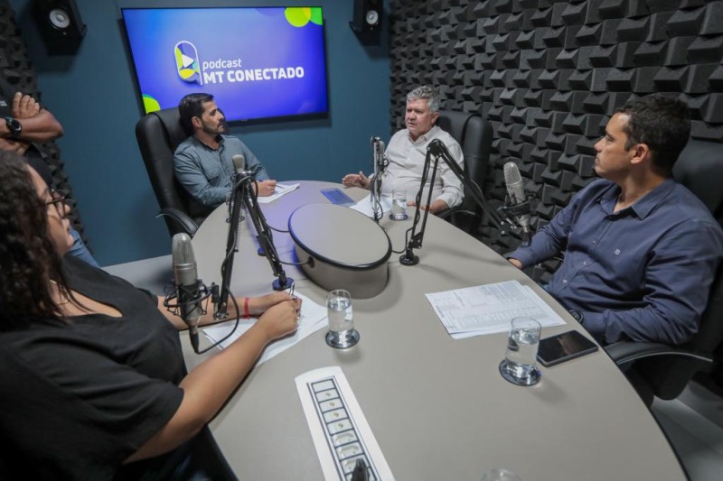 POD CAST MT CONECTADO - Sec. Alexandre Bustamante - Foto por: Michel Alvim - SECOM/MT