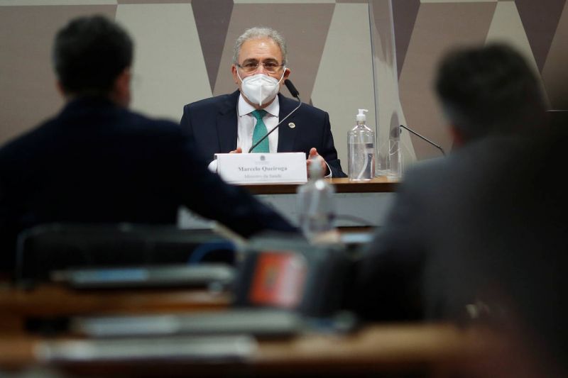 Queiroga se enrolou com o número de doses no país - (Foto: Adriano Machado/ REUTERS 06.05.2021)