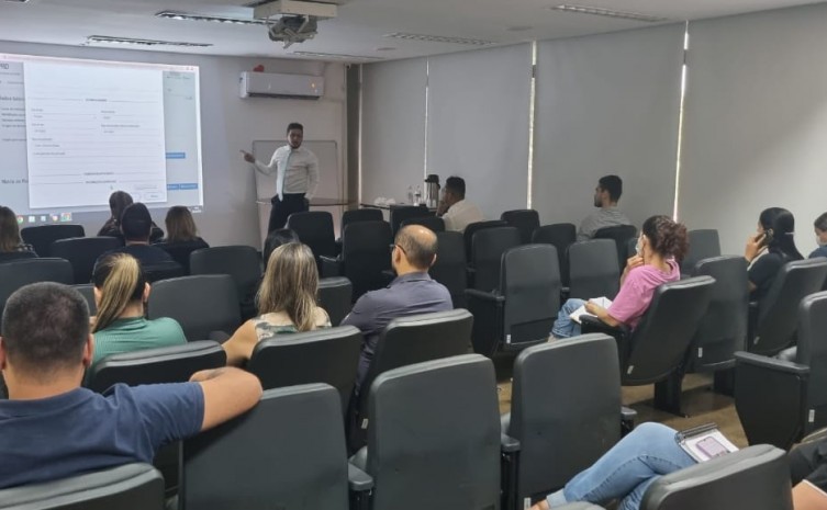 O treinamento trouxe uma visão geral do sistema e o passo a passo para utilizá-lo - Foto: CGE/Governo do Tocantins