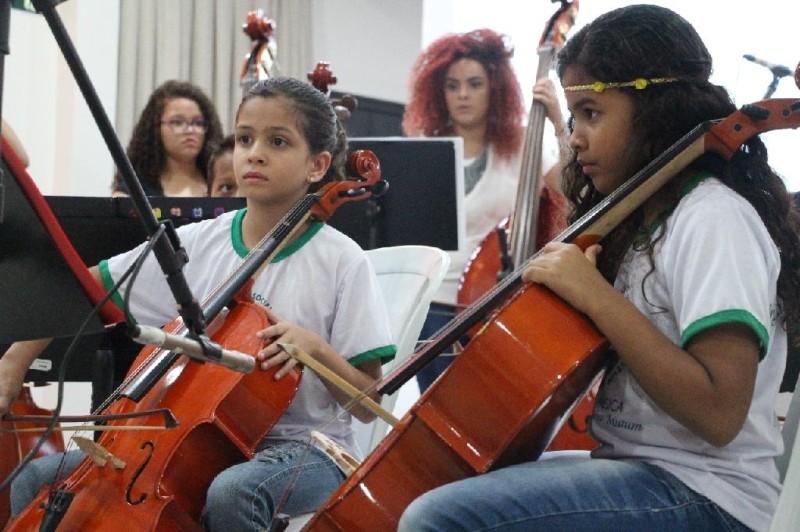 Orquestra Jovem de Nova Mutum é uma das instituições selecionadas no edital - Foto por: Divulgação