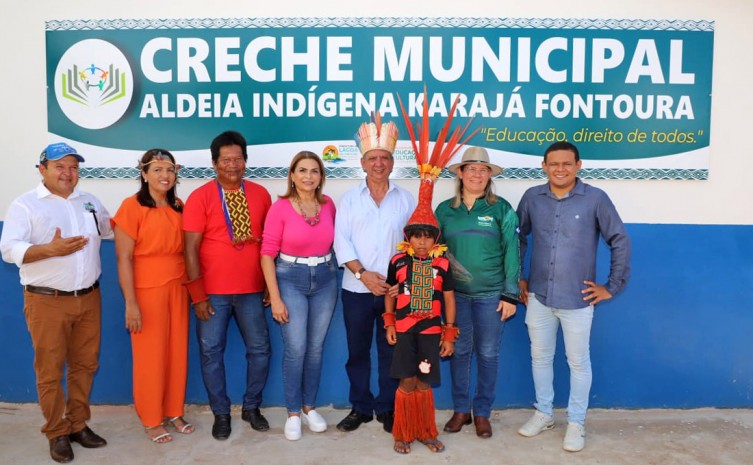 Antônio Andrade destacou que a construção da unidade educacional tem grande importância para a valorização da população indígena, que compõem grande parcela dos moradores do Estado - Foto: Antonio Gonçalves/Governo do Tocantins