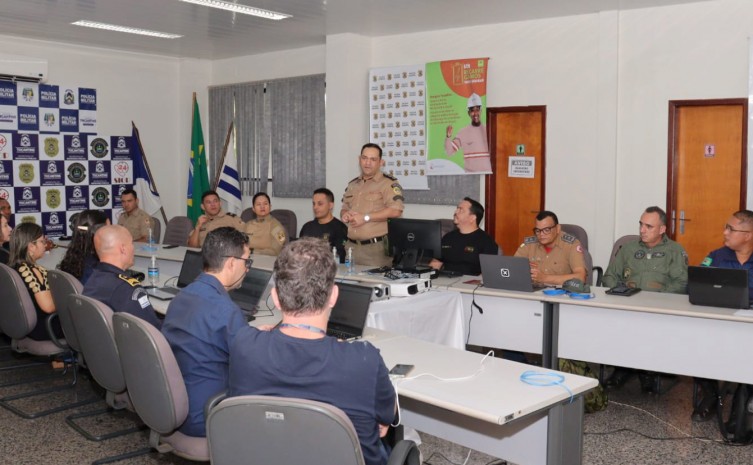 Ações da Operação Enem 2022 foram acompanhadas pelo Gabinete de Monitoramento, instalado no Quartel do Comando Geral da Polícia Militar, em Palmas - Foto: Luiz de Castro/Governo do Tocantins