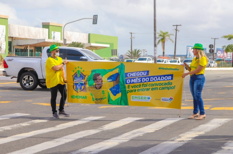 - Blitz educativa realizada na Avenida Daniel de La Touche (Foto: Adeta Holanda)