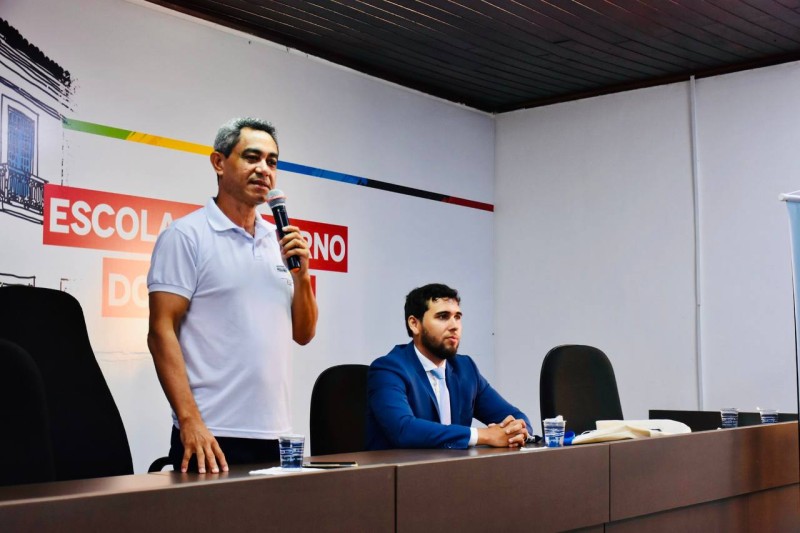 - Abertura foi presidida pelo diretor da EGMA, Odair José, e pelo secretário adjunto de Articulação Institucional da Segep, Rodolfo Vilar. (Foto: Divulgação)