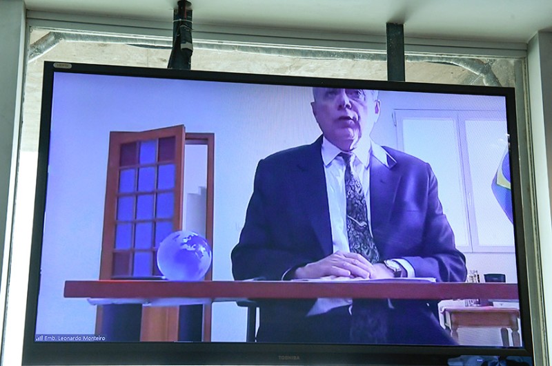 Leonardo Carvalho Monteiro foi aprovado com 47 votos a favor, nenhum contrário e duas abstenções. - Roque de Sá/Agência Senado