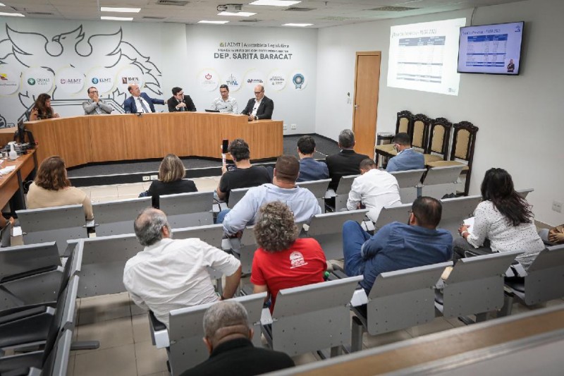 Sefaz apresenta Projeto de Lei Orçamentária Anual em audiência pública na ALMT - Foto por: Michel Alvim - SECOM/MT