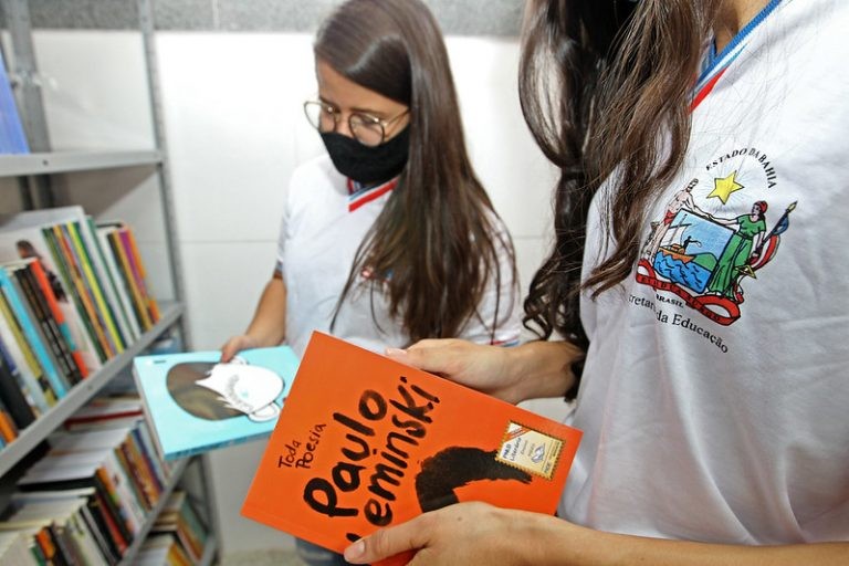 Lei 12.244/10 institui que toda escola deve ter biblioteca - (Foto: Mateus Pereira/GOVBA)