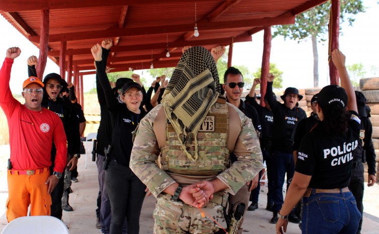 São esperados 118 alunos entre policiais civis, de todos os cargos, e também alunos das forças de segurança: Bombeiros, Polícia Penal e Polícia Militar - Foto: Laiane Vilanova/Governo do Tocantins