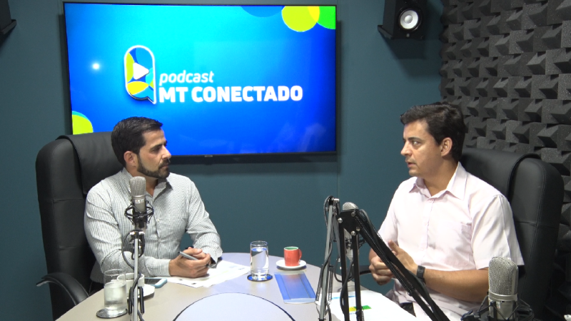 POD CAST Governo de Mato Grosso - Juliano Secretário Adjunto da SES MT - Foto por: SECOM - MT
