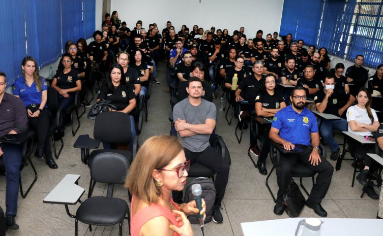 Policiais Civis de todas as regionais participam da capacitação - Foto: SSP/Governo do Tocantins