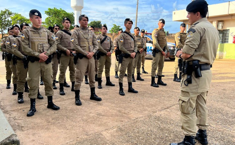 Serão empregados o efetivo operacional e administrativo, além dos alunos do Curso de Formação de Praça, de todos os polos educacionais - Foto: Polícia Militar/Governo do Tocantins