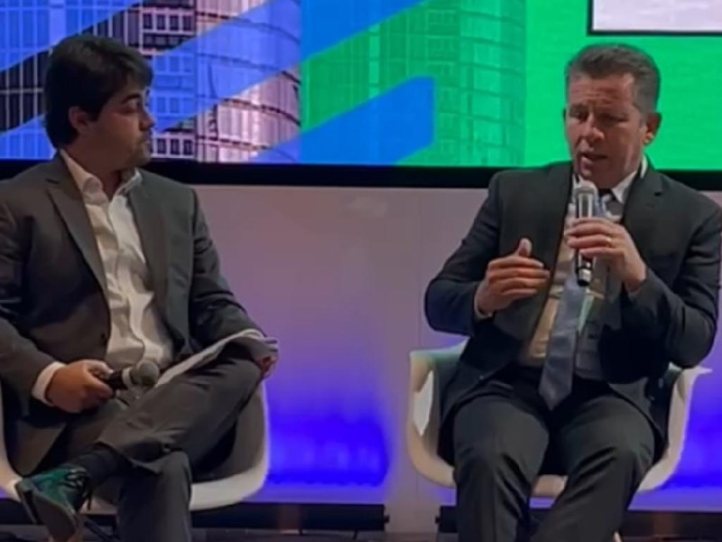 O governador Mauro Mendes