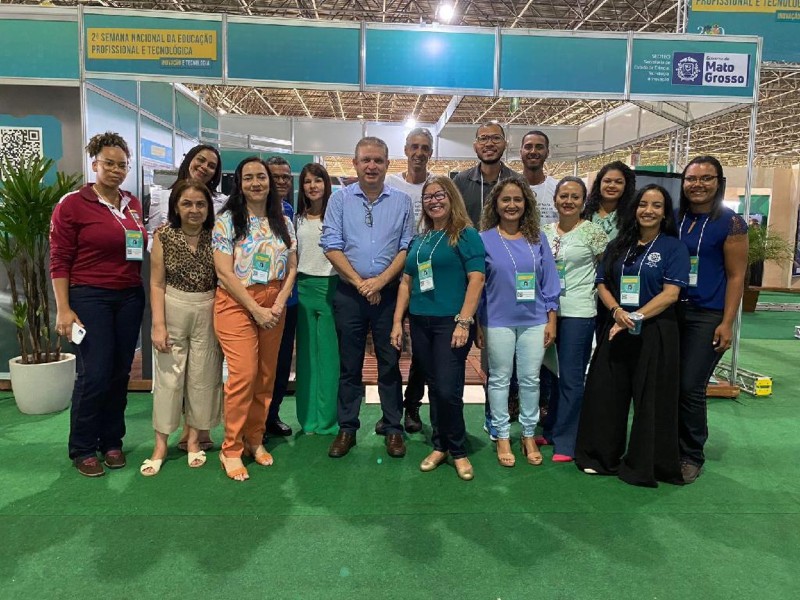 Os projetos representaram Mato Grosso na 2º Semana Nacional de Educação Profissional e Tecnológica, realizada em Brasília - Foto por: Seciteci-MT