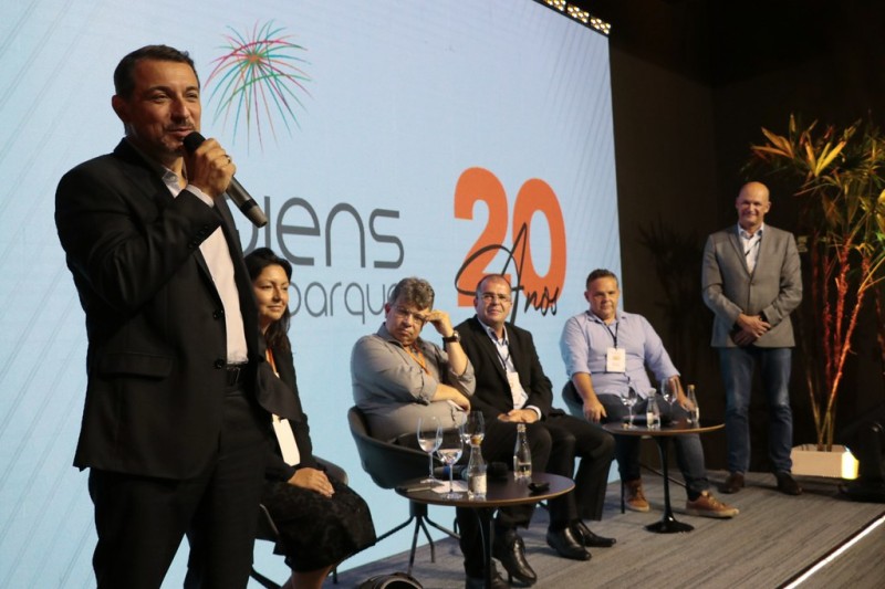 Foto: 12/12/2022 - Florianópolis, SC, Brasil - Governador Carlos Moisés participa das comemorações dos 20 anos do Sapiens Park. - Foto: Cristiano Estrela / SECOM