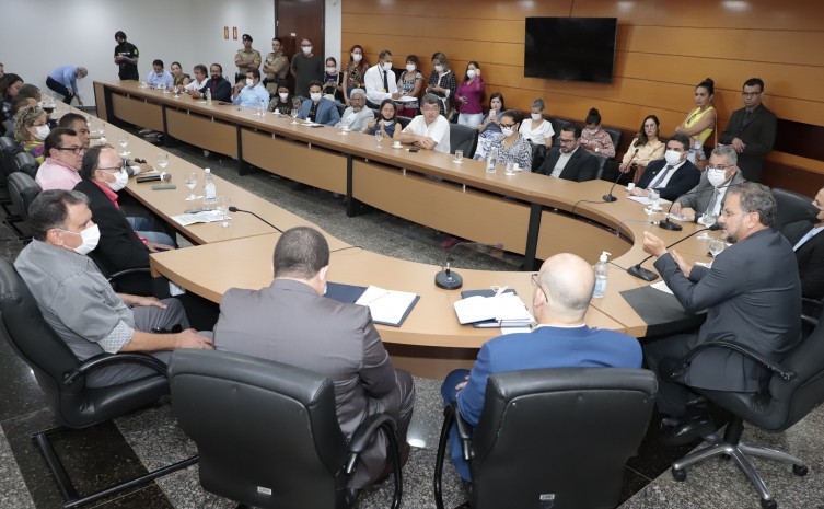 Reunião deu sequência a uma série de encontros organizados pelos sindicatos com órgãos e poderes públicos para tratar sobre a PEC da Previdência - Foto: Luciano Ribeiro/Governo do Tocantins