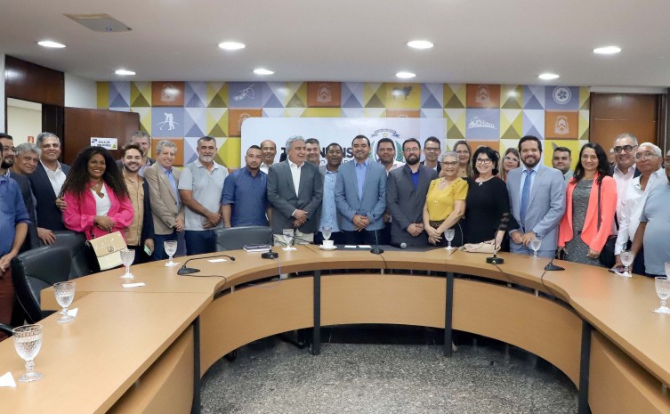 Encontro ocorreu no Palácio Araguaia e contou com a presença dos profissionais da imprensa tocantinense - Foto: Antonio Gonçalves/Governo do Tocantins