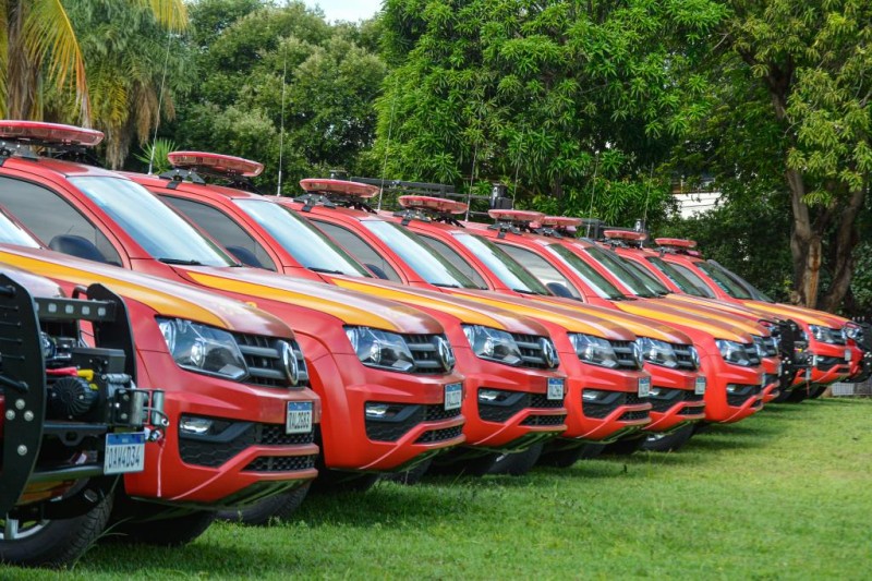 Entre os investimentos realizados pelo Governo, são cerca de R$ 25,8 milhões para mais de 200 viaturas. - Foto por: Tchélo Figueiredo - Secom/MT